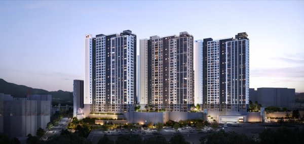 =양산자이 파크팰리체 투시도 (사진=GS건설)