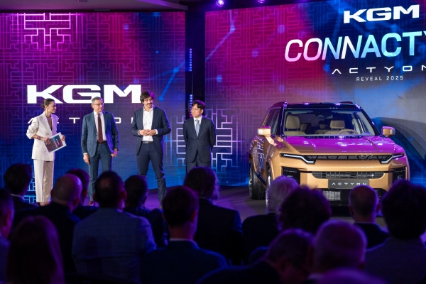 KGM은 이탈리아 현지 딜러사와 손잡고 신차 런칭 행사를 진행하며 시장 공략에 나섰다. (사진=KGM)