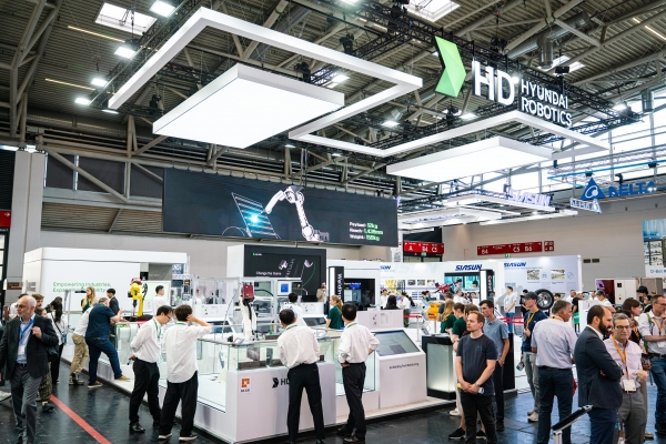 HD현대로보틱스는 24일(현지시간) 독일 뮌헨에서 개최하는 로봇 전시회 '오토매티카'에 참석한다고 밝혔다. (사진=HD현대)