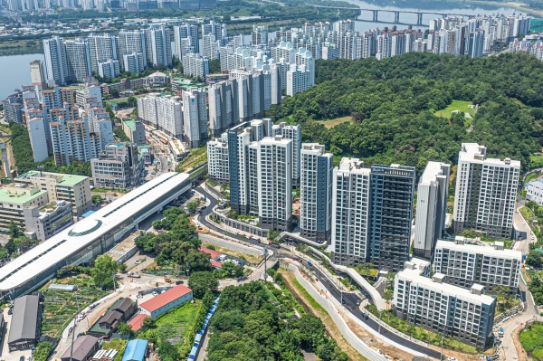도심역 한양수자인 리버파인 전경 (사진=BS한양)