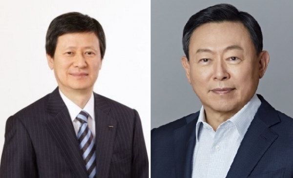 (왼쪽) 신동주 SDJ코퍼레이션 회장과 신동빈 롯데홀딩스 회장. 사진=SDJ코퍼레이션 제공, 롯데그룹)