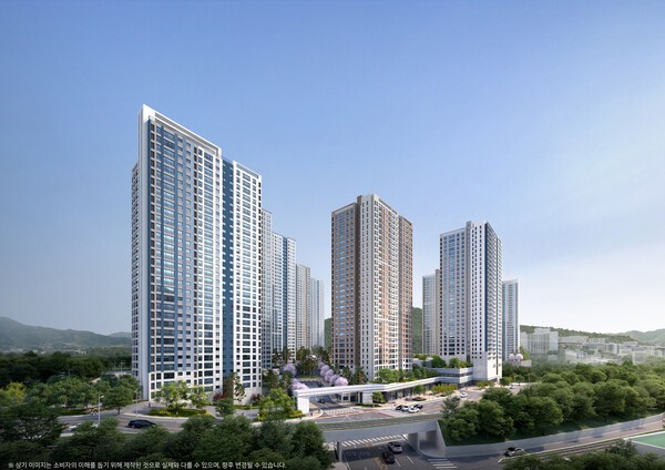 창원 메가시티 자이 위브 투시도 (사진=두산건설)