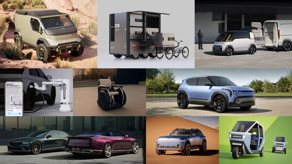 현대자동차와 기아가 2025 레드 닷 어워드: 콘셉트 디자인 부문에서 최우수상 2개, 본상 9개 등 총 11개의 수상작을 배출했다. (사진=현대자동차)