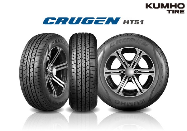 금호타이어가 기아의 첫 픽업트럭 타스만에 OE 크루젠 HT51를 공급한다. (사진=금호타이어)