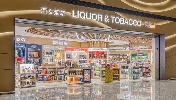 신라면세점 인천공항점 제2여객터미널 주류 매장. (사진=신라면세점)
