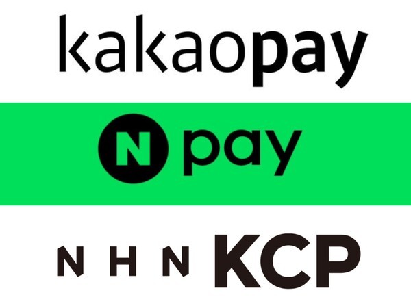 카카오페이, 네이버페이, NHN KCP CI. (사진=각 사 제공)