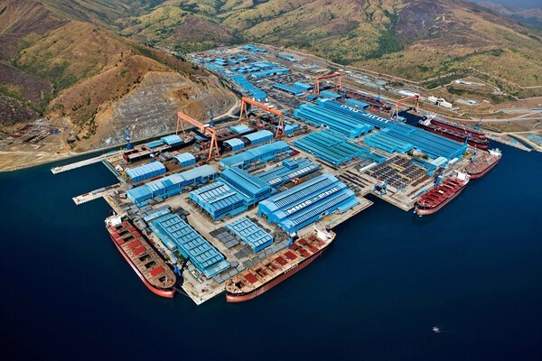 HD현대는 필리핀 수빅조선소에 대한 10년 장기 임대 계약을 체결하고 올해 4분기부터 본격 운영을 시작할 전망이다. 사진은 필리핀 수빅 조선소 전경 (사진=HJ중공업)