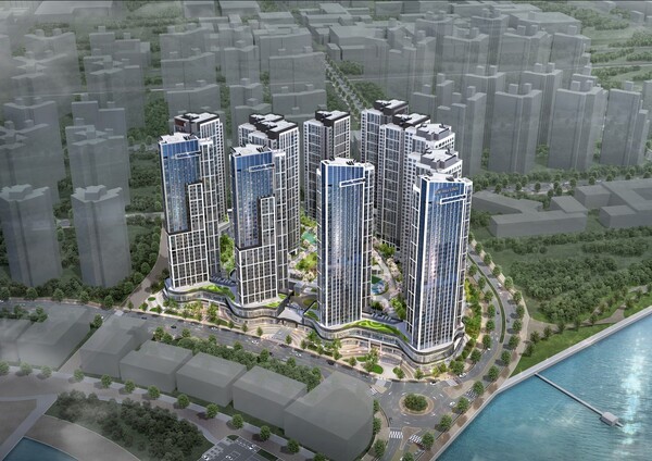 힐스테이트 더웨이브시티 조감도 (사진=현대건설)