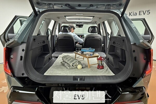 기아 EV5 적재 공간 (사진=문영재 기자)