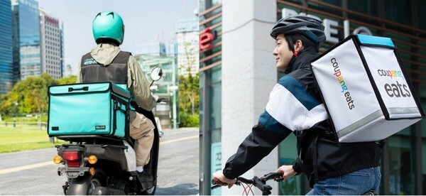 배민과 쿠팡이츠의 라이더. (사진=우아한형제들, 쿠팡이츠)