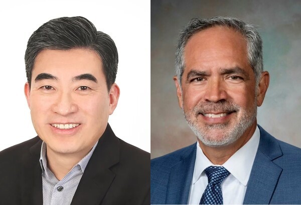 (왼쪽부터)신재원 전 슈퍼널 CEO, 데이비드 맥브라이드 전 슈퍼널 CTO (사진=슈퍼널)