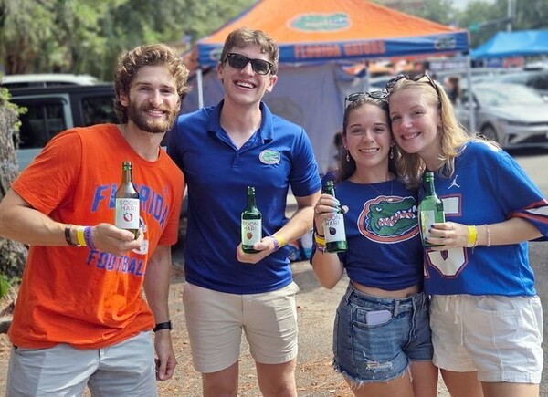 롯데칠성음료가 미국에서 과일소주 순하리를 알리는 마케팅 활동을 펼치고 있다.(사진=롯데칠성음료)