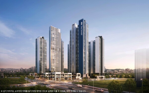 더샵 오산역아크시티 투시도.(사진=포스코이앤씨)