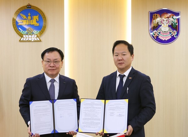 포스코인터내셔널은 15일 몽골 울란바토르시청과 하수열을 활용한 난방열 공급 사업 양해각서를 체결했다 (사진=포스코인터내셔널)