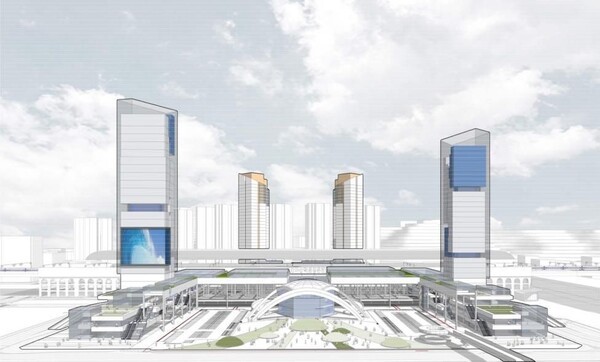 천안아산역  '광역복합환승센터' 조감도(사진=충남도)