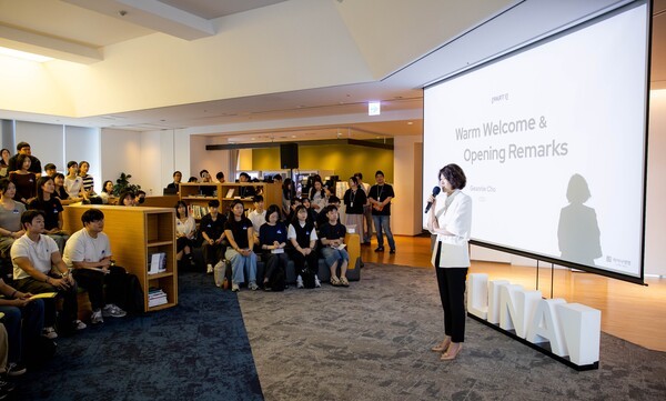 지난 12일 광화문에 위치한 라이나생명 본사 사옥에서 개최된 채용설명회 (사진=라이나생명)