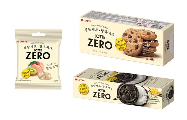 카자흐스탄에 선보이는 '제로 젤리·초코칩쿠키·쿠앤크샌드' 3종. (사진=롯데웰푸드)