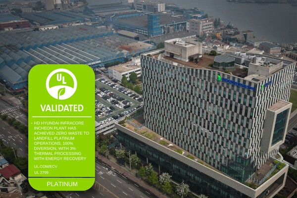 HD현대인프라코어가 글로벌 건설기계업계 최초로 폐기물 매립 제로 최고 등급을 획득했다. (사진=HD현대인프라코어)