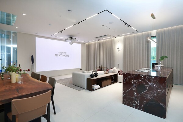 '넥스트 라멘'으로 확장한 통합형 거실 구조 (사진=삼성물산)