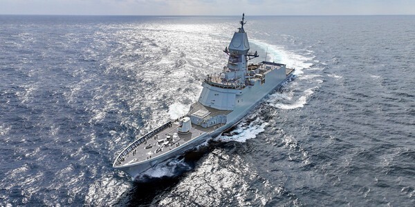 울산급 Batch-Ⅲ 호위함 시운전 모습 (사진=SK오션플랜트)