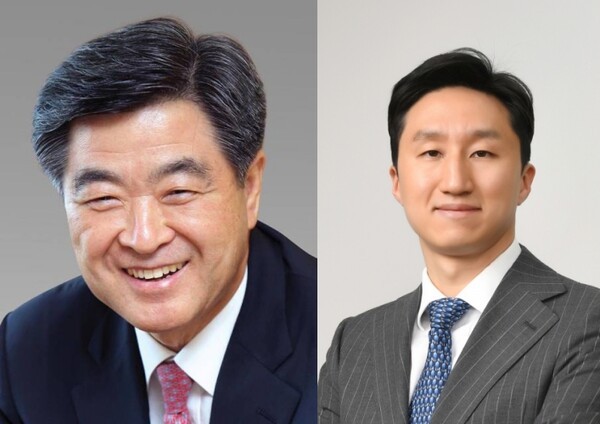 권오갑 HD현대 회장(왼쪽)과 정기선 HD현대 수석부회장(오른쪽) (사진=HD현대)