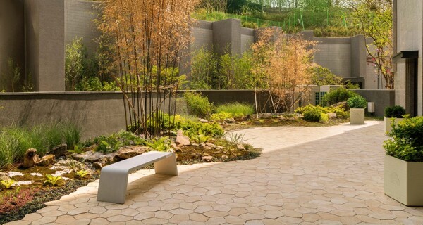 강릉 교동 아테라 업사이클링 커뮤니티 마당 전경 (사진=금호건설)