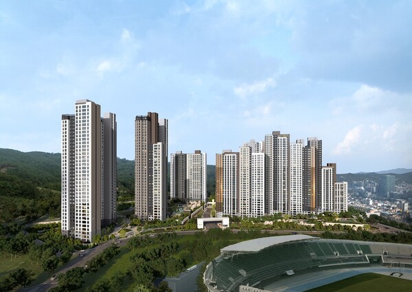 두산위브더제니스 구미 주경 투시도 (사진=두산건설)