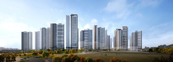 포레나 더샵 인천시청역 투시도 (사진=한화 건설부문)