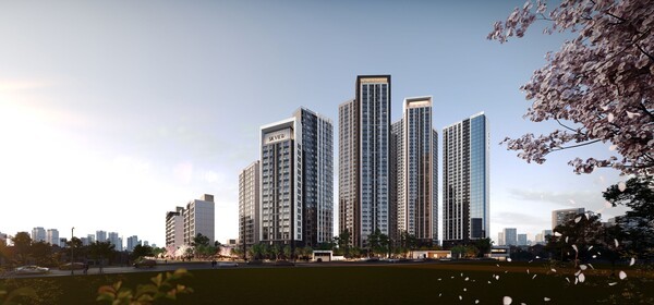 광명13-1·2구역 재개발 투시도 (사진=SK에코플랜트)