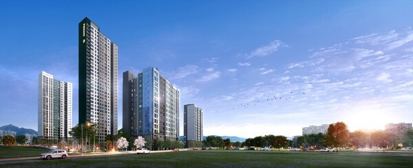 마포 푸르지오 센트럴 로열 투시도 (사진=대우건설)