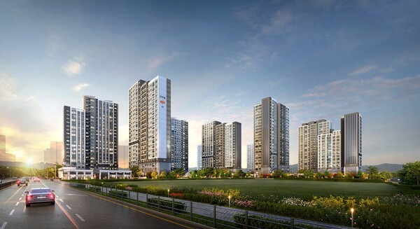 e편한세상 내포 에듀플라츠 투시도 (사진=DL이앤씨)