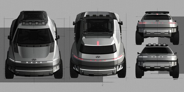 콘셉트카 '크레이터' 디자인 스케치 (사진=현대자동차)