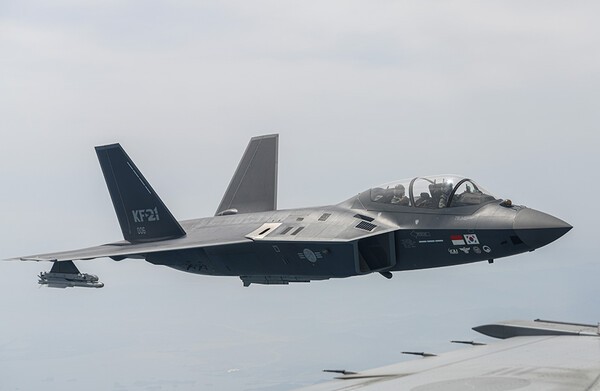 KF-21 비행 모습. (사진=KAI)