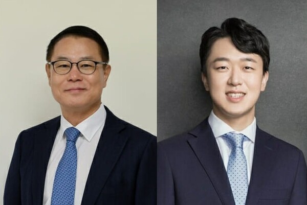 조용철 농심 대표이사 내정자와 부사장으로 승진하는 신상열 미래사업실장 전무. (사진=농심)