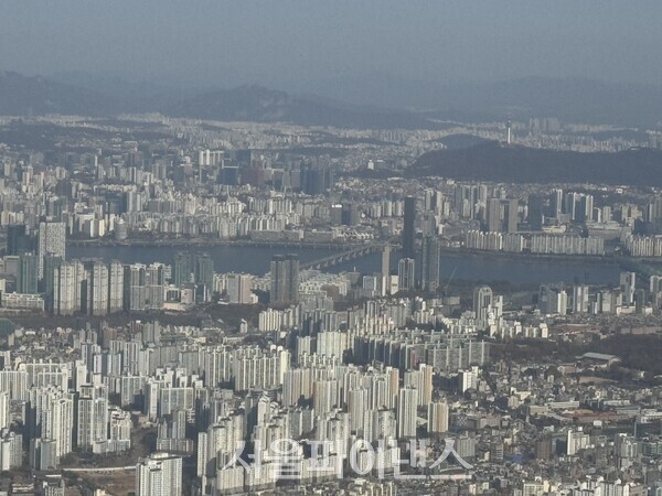 항공뷰 서울 전경. (사진=오세정 기자)