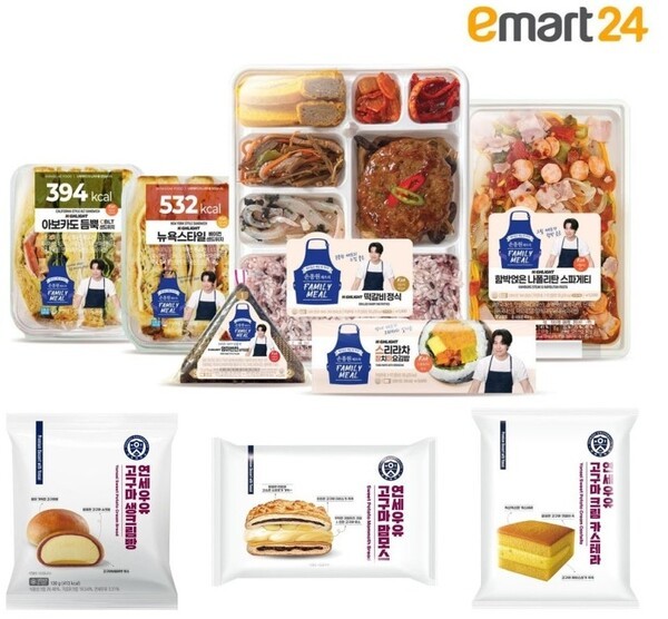 이마트24가 출시하는 손종원 셰프 협업 '패밀리밀' 간편식과 연세유업이 고구마를 활용해 선보이는 디저트 3종. (사진=각 사)