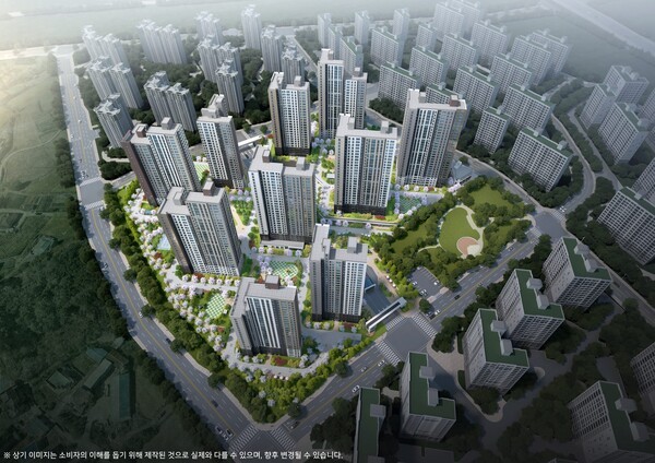 두산위브더제니스 센트럴 천안 조감도 (사진=두산건설)