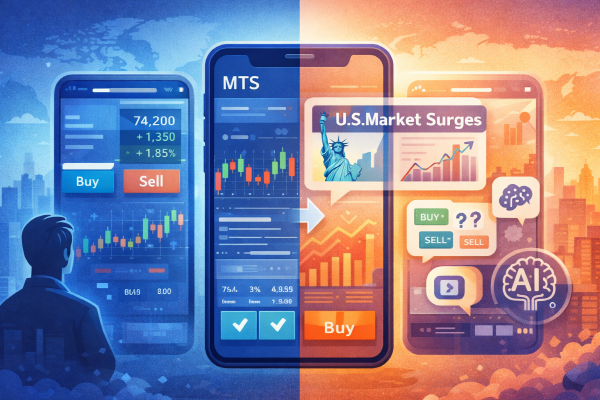 [熱血 라이벌전] 우리 VS 넥스트證, AI·해외주식 결합 MTS '추격전' - 뉴스 썸네일 이미지